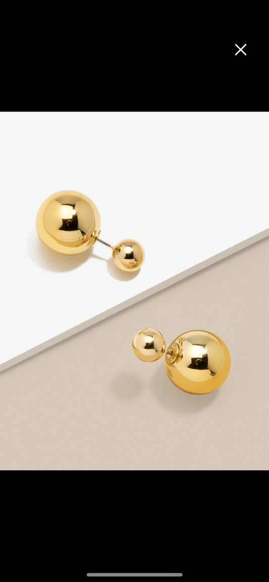 It Takes Two Earring- Gold